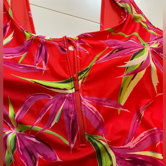 Bright Floral One-Piece Swimsuit - Picture 3 of 6